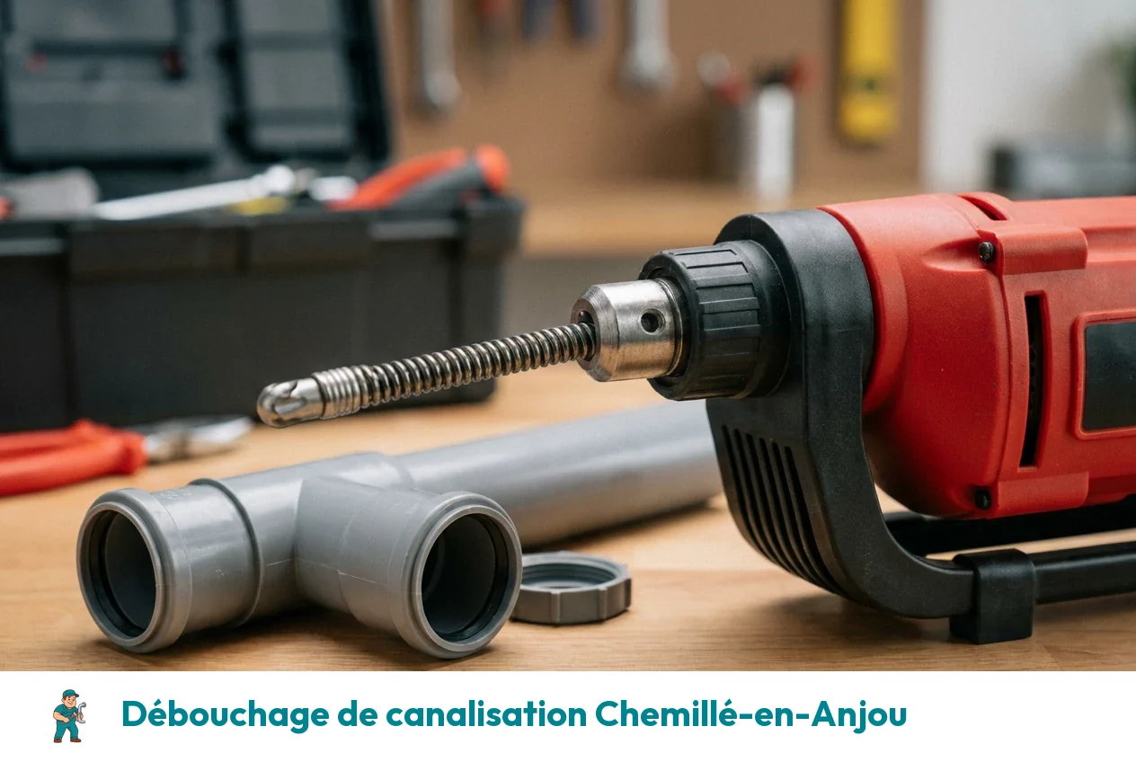 Débouchage de canalisation à Chemillé-en-Anjou