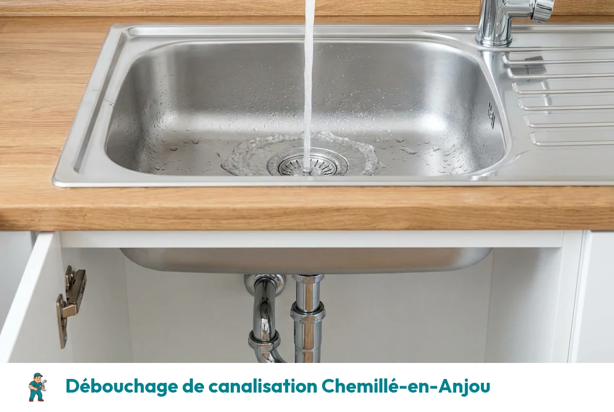 Débouchage de canalisation à Chemillé-en-Anjou
