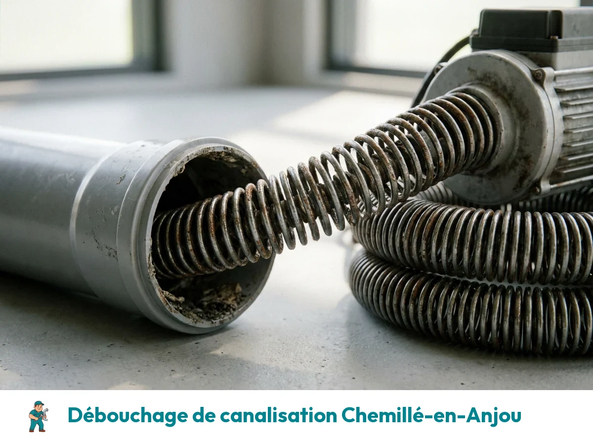 Débouchage de canalisation à Chemillé-en-Anjou
