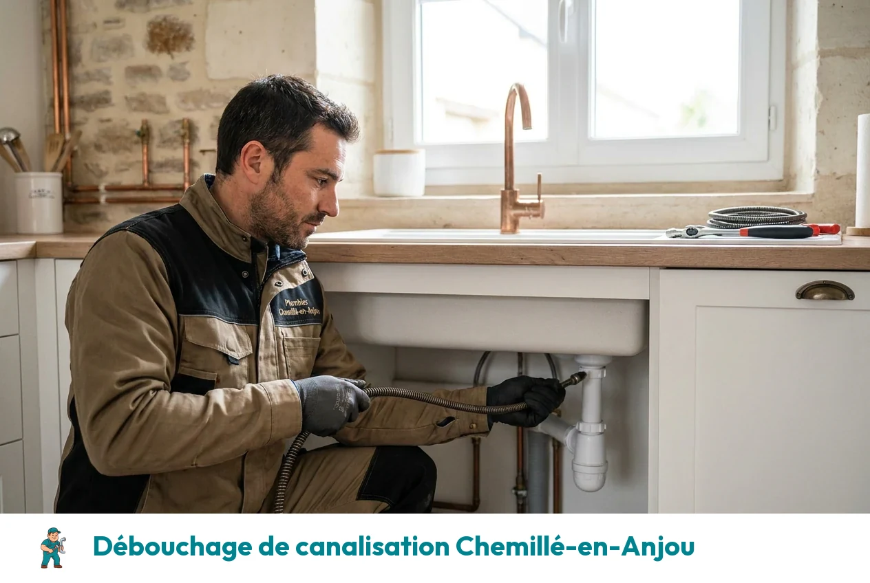 Débouchage de canalisation à Chemillé-en-Anjou