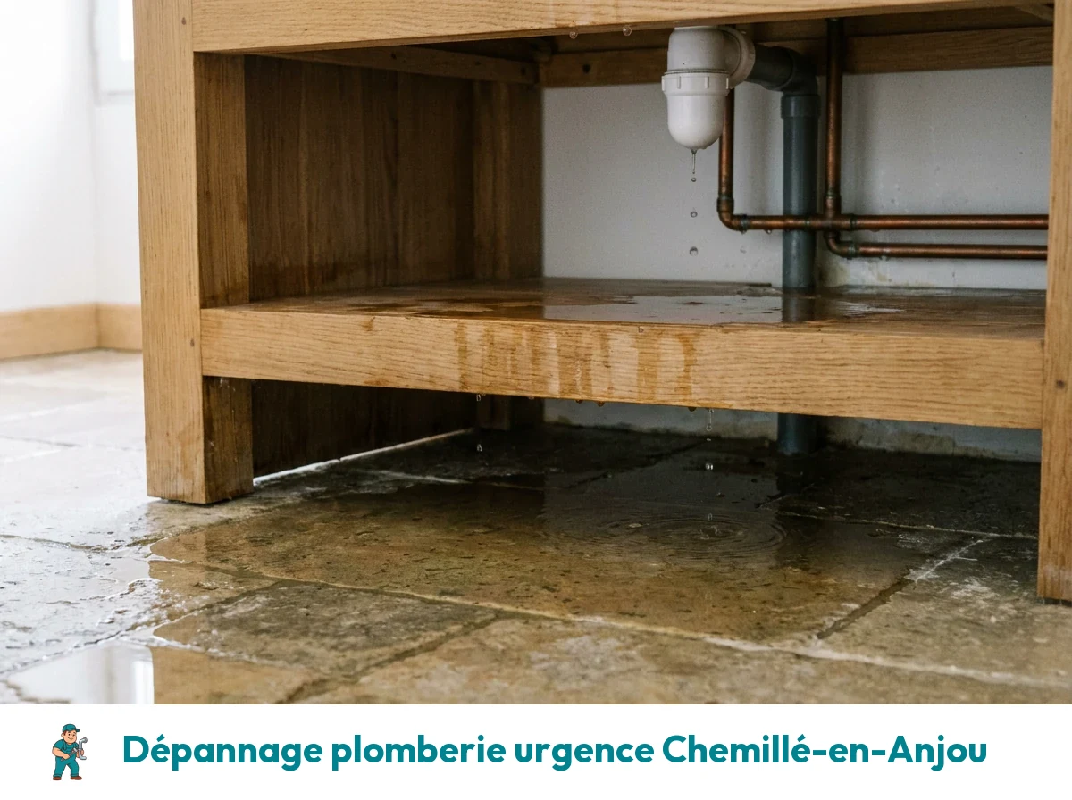 Dépannage plomberie urgence à Chemillé-en-Anjou