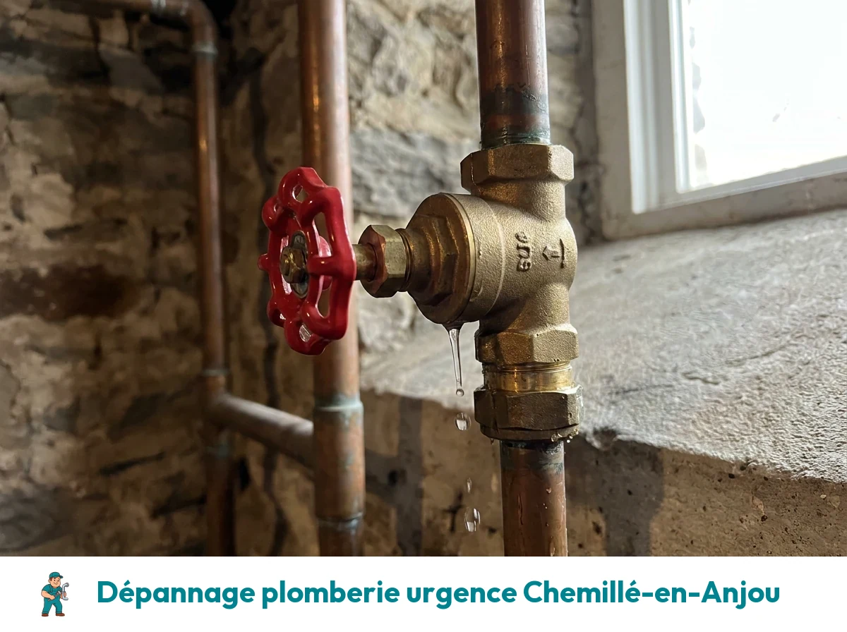 Dépannage plomberie urgence à Chemillé-en-Anjou