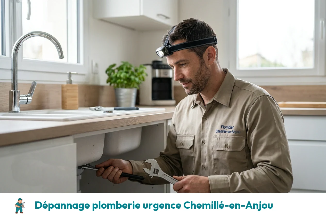 Dépannage plomberie urgence à Chemillé-en-Anjou