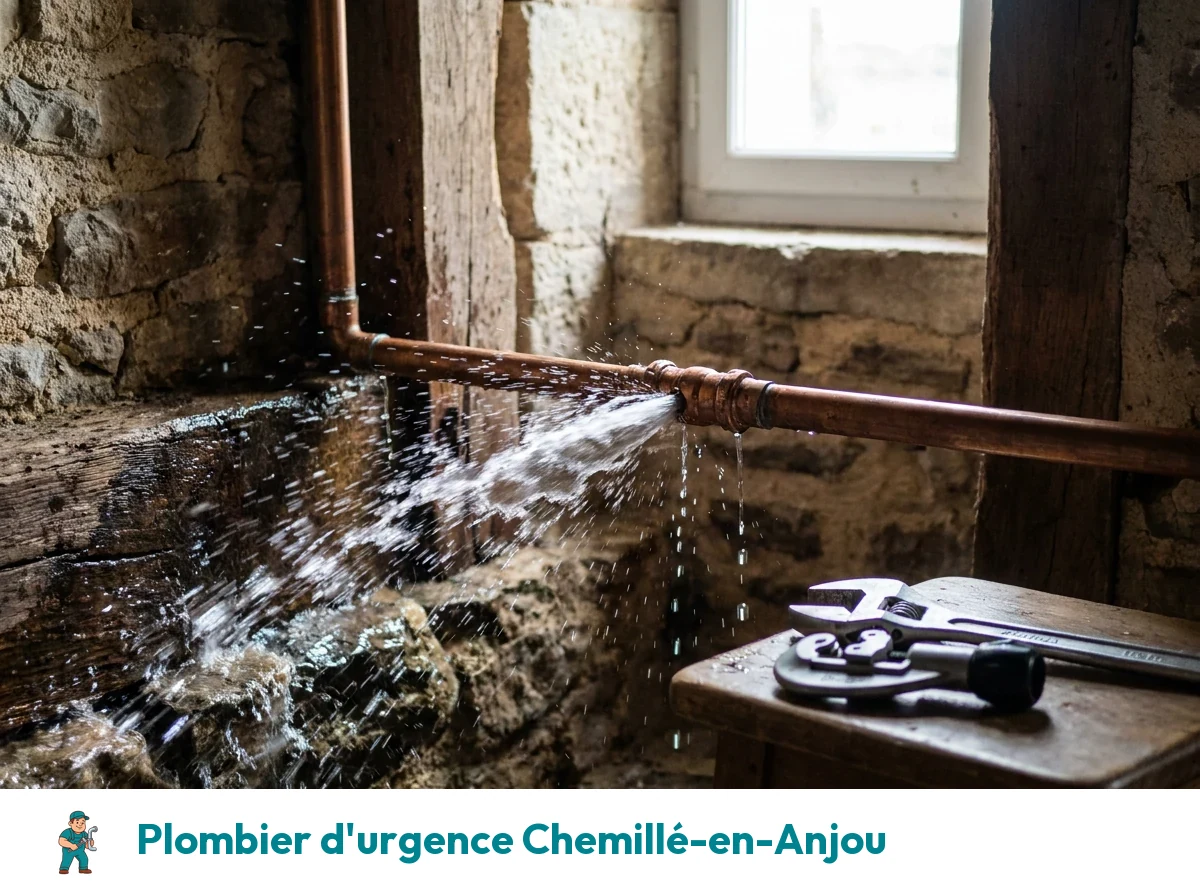 Plombier d'urgence à Chemillé-en-Anjou