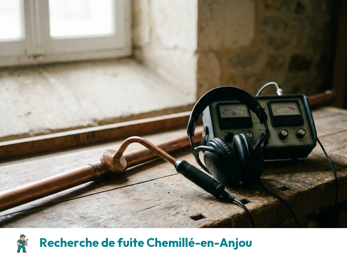 Recherche de fuite à Chemillé-en-Anjou