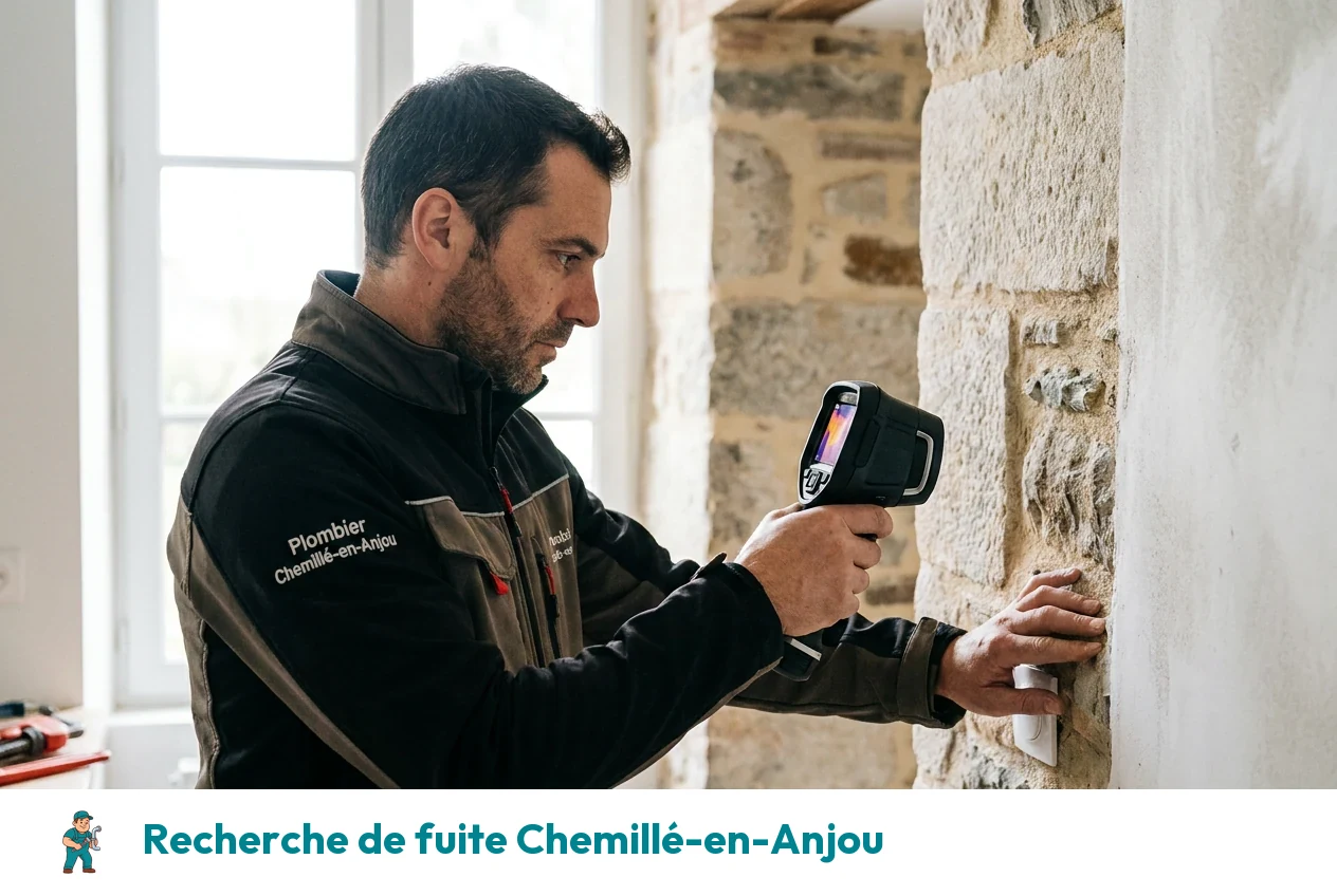 Recherche de fuite à Chemillé-en-Anjou