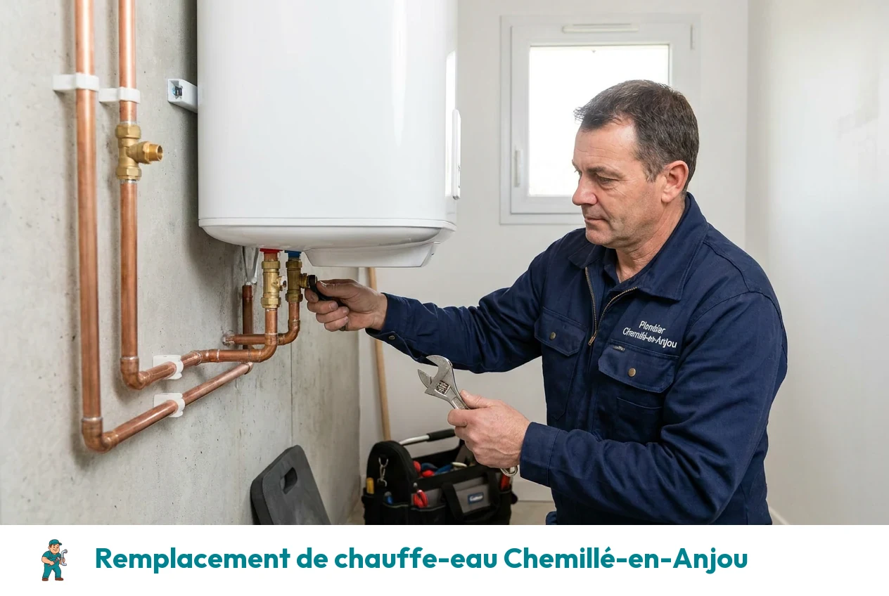 Remplacement de chauffe-eau à Chemillé-en-Anjou