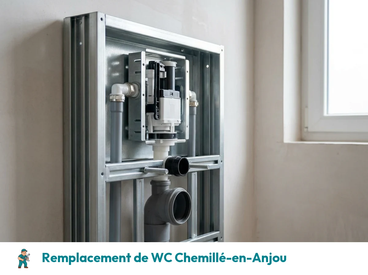 Remplacement de WC à Chemillé-en-Anjou