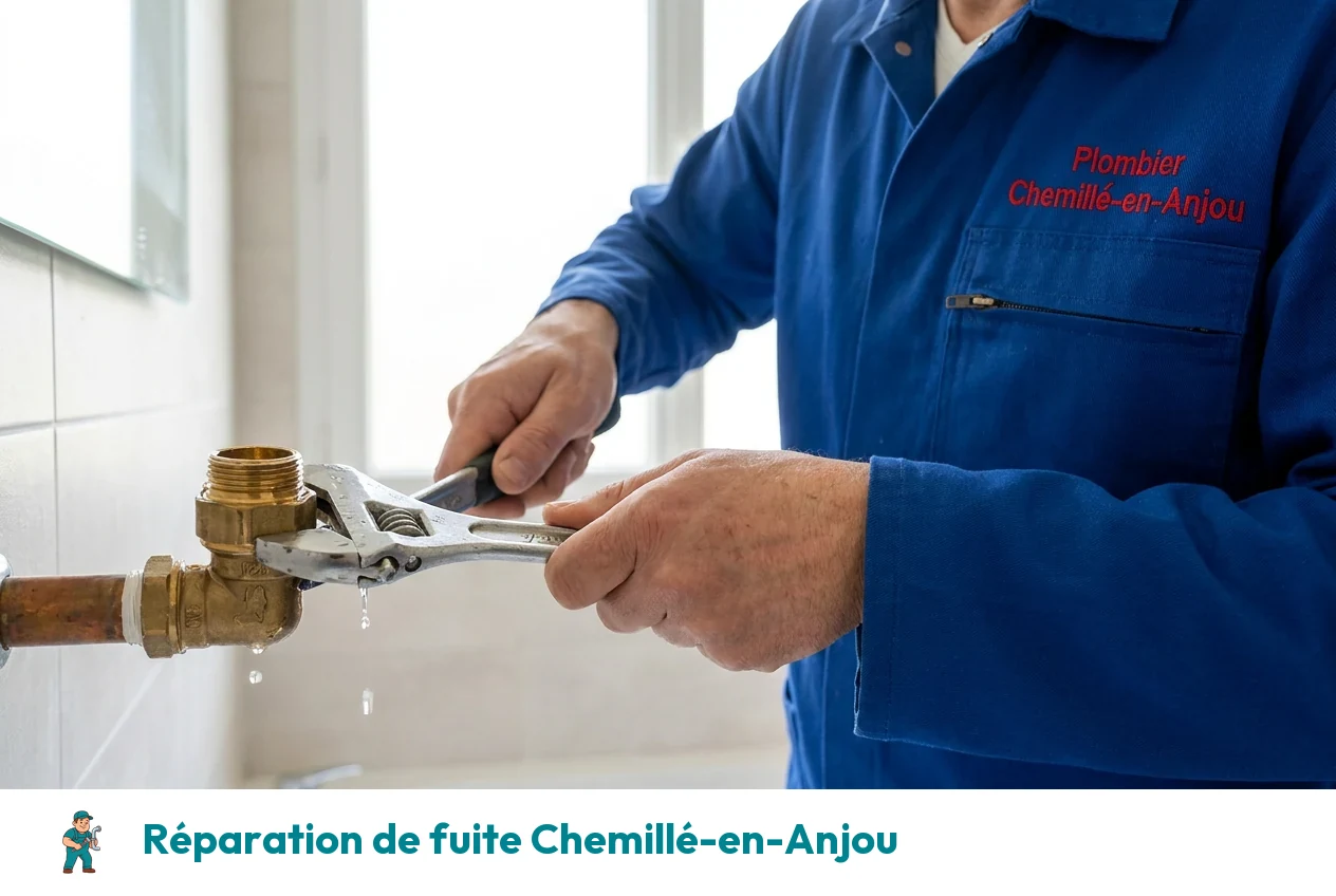 Réparation de fuite à Chemillé-en-Anjou